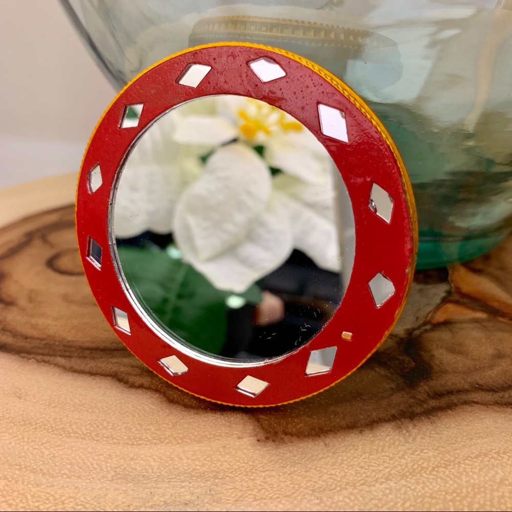 Jeweled Pocket Mirror